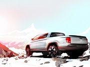 Honda нарисовала новый пикап Ridgeline